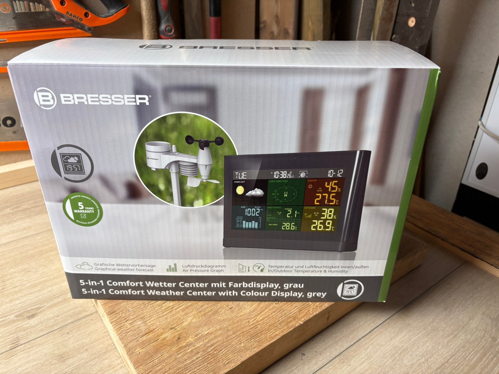 Bresser weer station, Ophalen, Nieuw, Weerstation