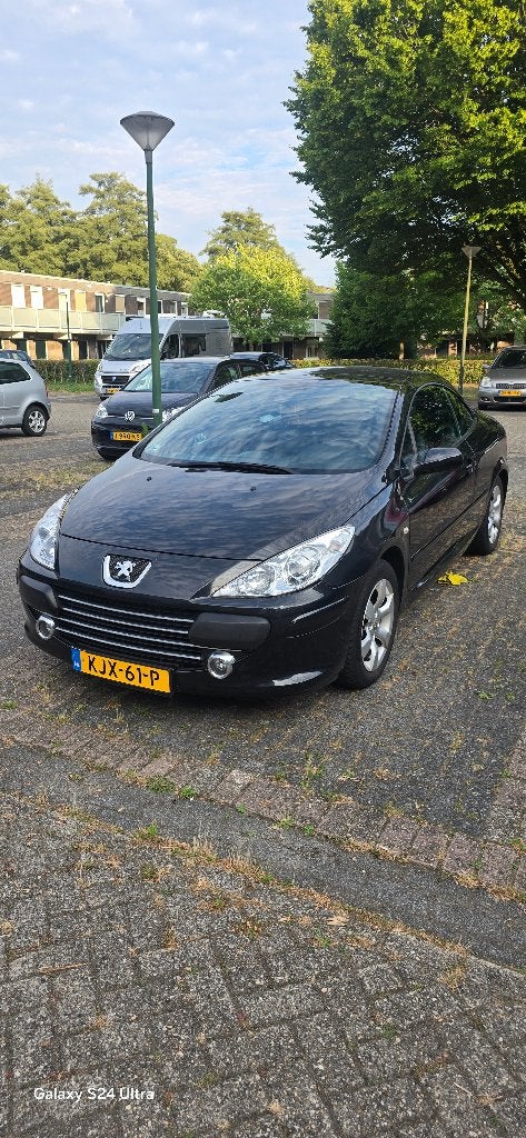 Peugeot 2006 Zwart, 4 cilinders, Cabriolet, 4 stoelen, Leder