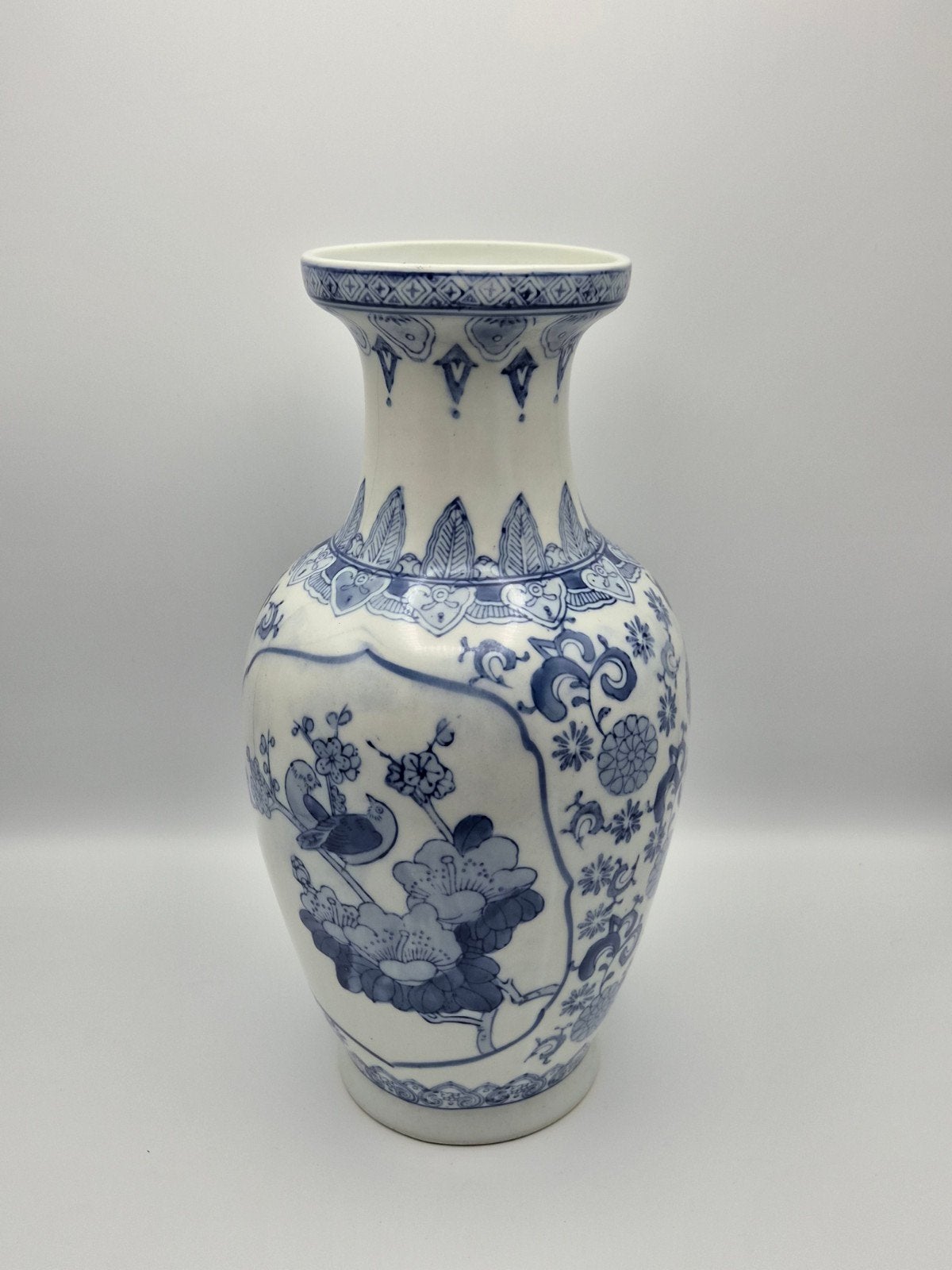 Handgemaakte Porseleinen Vaas, Houtgestookt, 36x18 cm, Ophalen of Verzenden