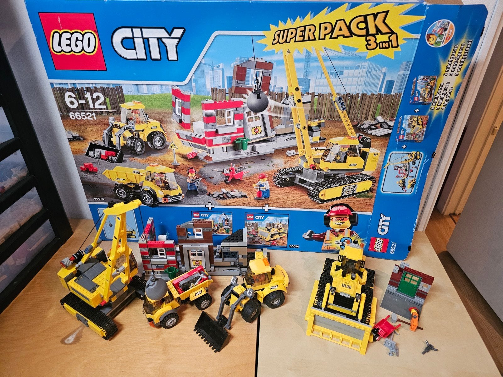 LEGO City Super Pack 3-in-1 Bouwplaats 66521, Kinderen en Baby's, Speelgoed | Duplo en Lego, City, Lego, Ophalen of Verzenden