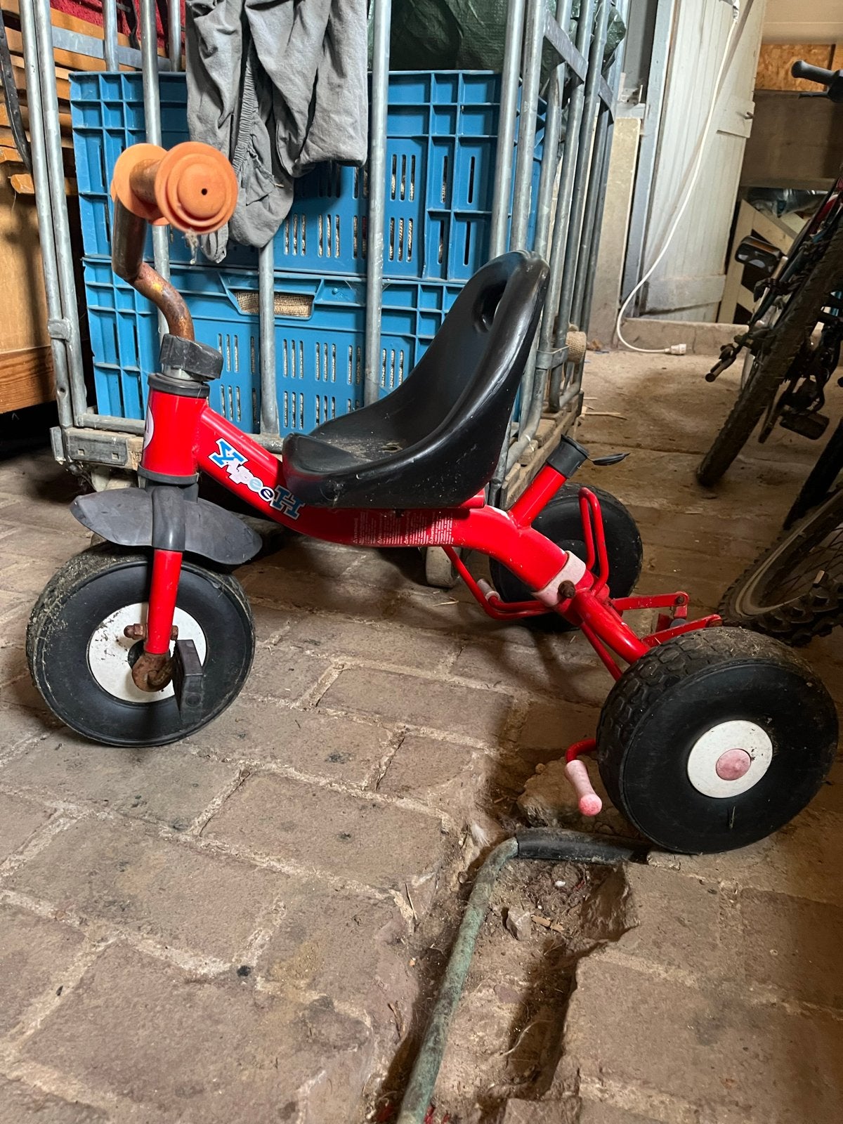 Kinderfiets Yipeeh, Ophalen, Gebruikt
