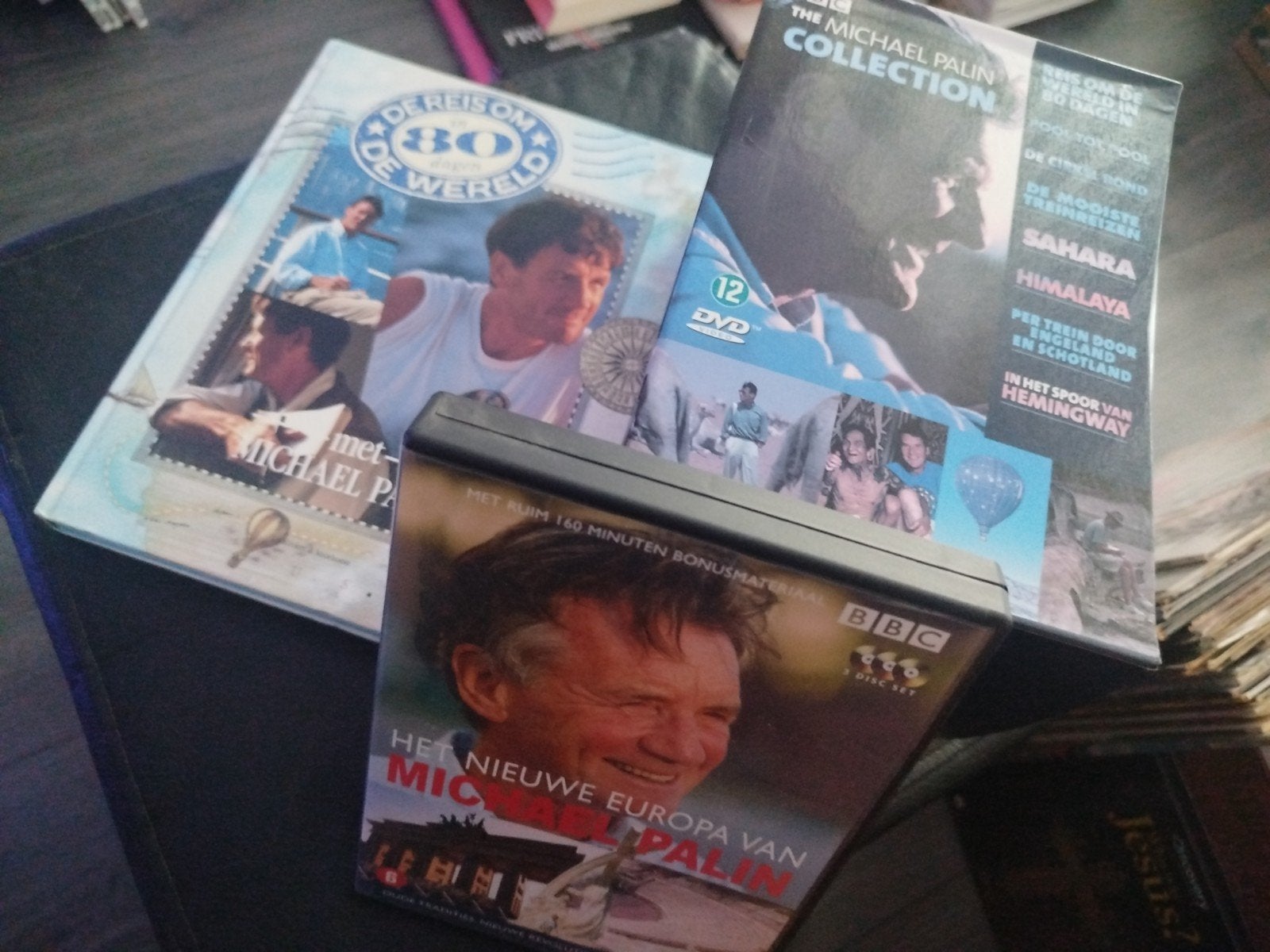MICHAEL PALIN BOEK DVD BOXSET COLLECTIE AROUND THE WORLD, Ophalen of Verzenden, Zo goed als nieuw, Michael Palin, Europa