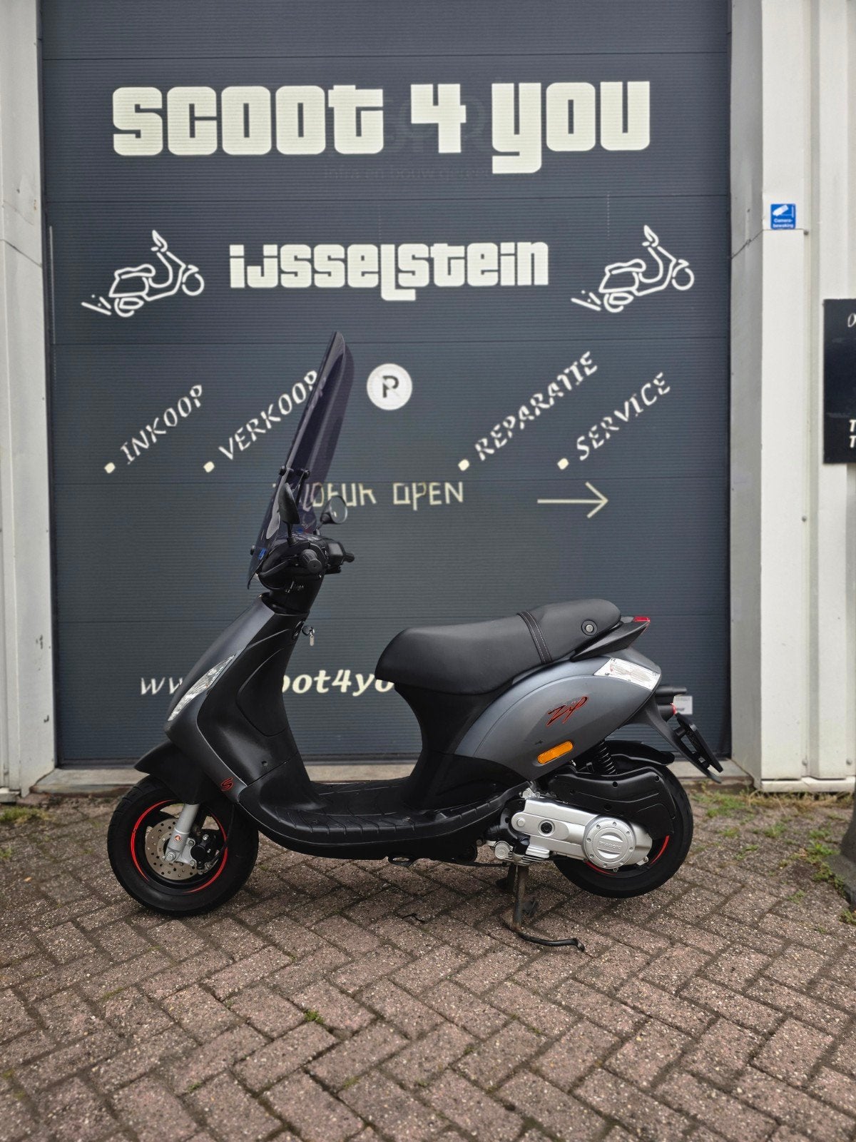 PIAGGIO ZIP 4T 3V IGET KLASSIEK MAT GRIJS GARANTIE!, Ophalen of Verzenden, Zo goed als nieuw, Benzine, Piaggio