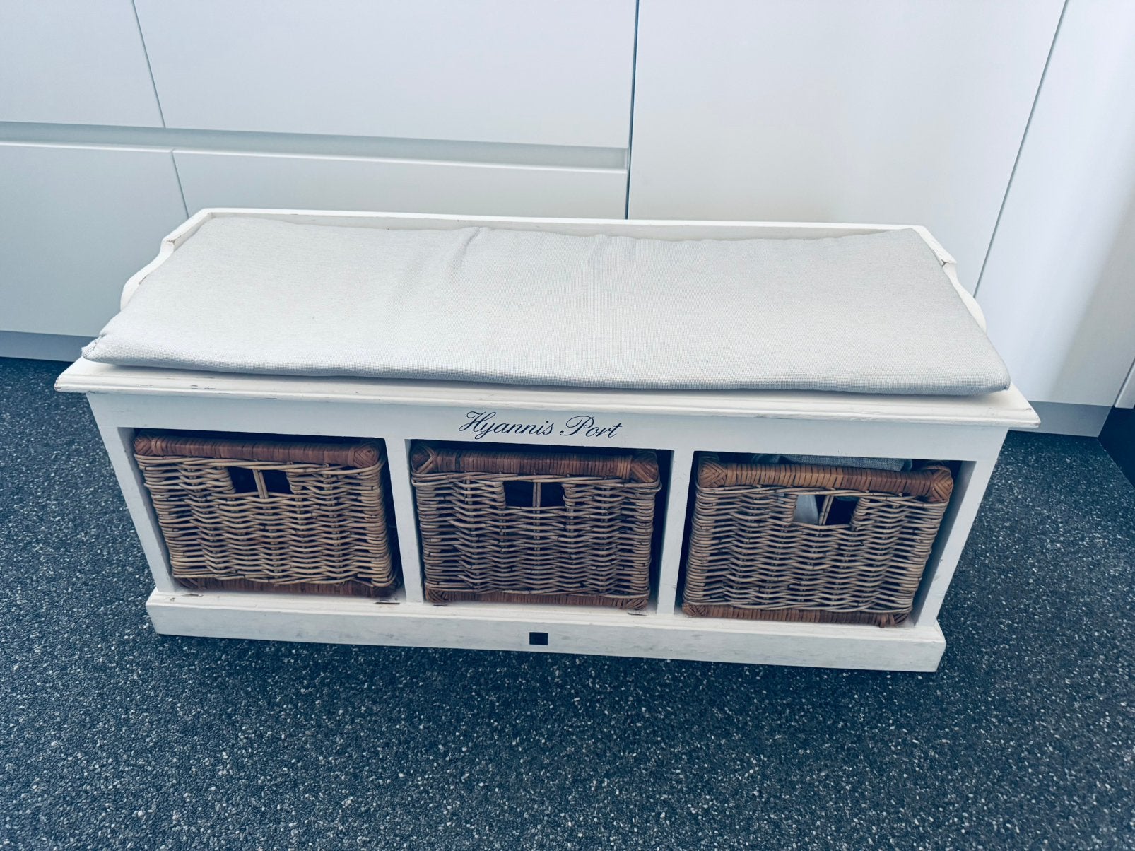 Riviera maison Hyannis port bank, Huis en Inrichting, Banken | Bankstellen, Ophalen, Gebruikt, Minder dan 75 cm, Tweepersoons