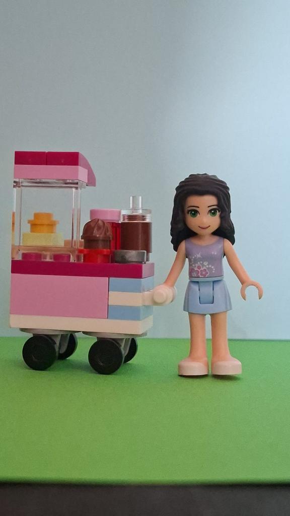 LEGO Friends 30396 – Snackkar / Popcorn Cart – compleet, Lego, Friends, Zo goed als nieuw, Complete set