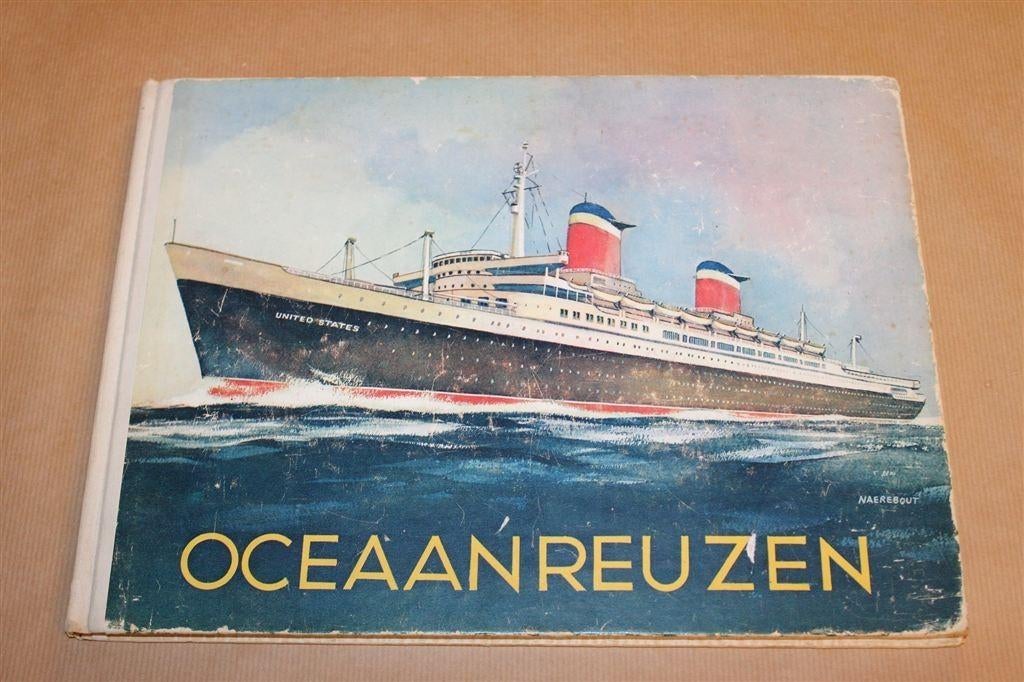 Oceaanreuzen — Compleet Plaatjesalbum [1953], Ophalen of Verzenden, Gelezen