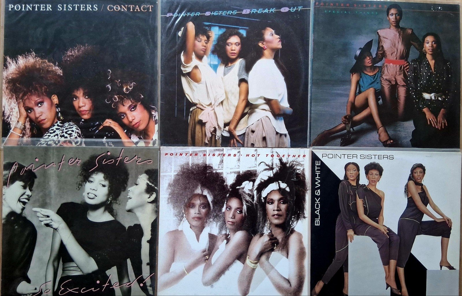 Pointer Sisters Vinyl Collectie - 6 LP's Pop/Funk, LP, Gebruikt, Pop, Ophalen of Verzenden