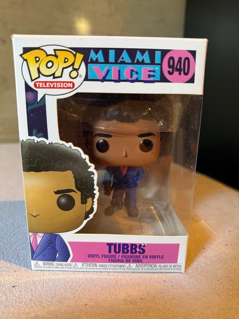 Funko Pop! Miami Vice Tubbs #940, Ophalen of Verzenden, Nieuw