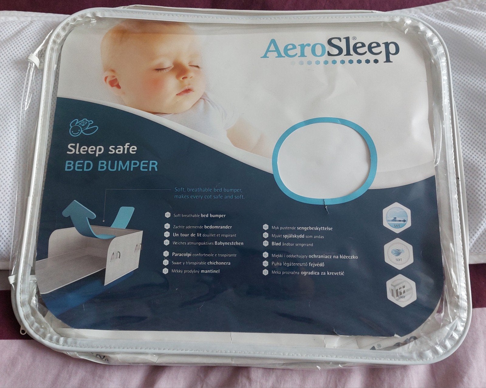 AeroSleep bedomrander, Ophalen, Zo goed als nieuw, Ledikant