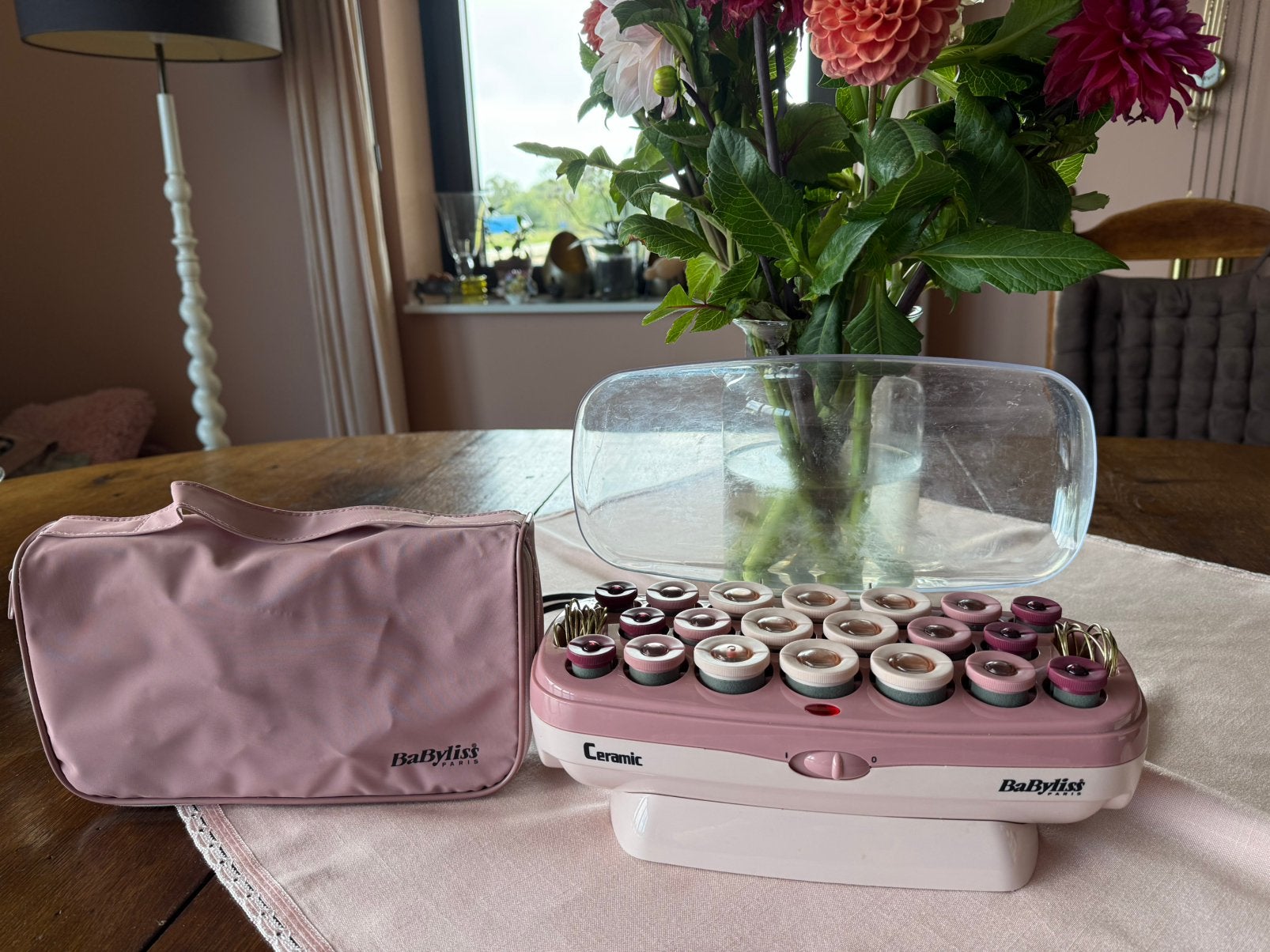 Babyliss Ceramic krulset met fluwelen bekleding, Ophalen of Verzenden, Zo goed als nieuw, Haarverzorging