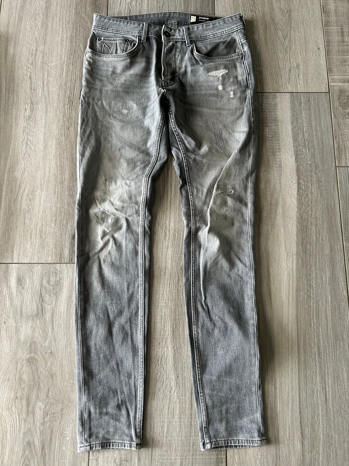Chasin' Jeans Grijs - Maat W31-34, Ophalen of Verzenden, Gedragen, Grijs, W32 (confectie 46) of kleiner