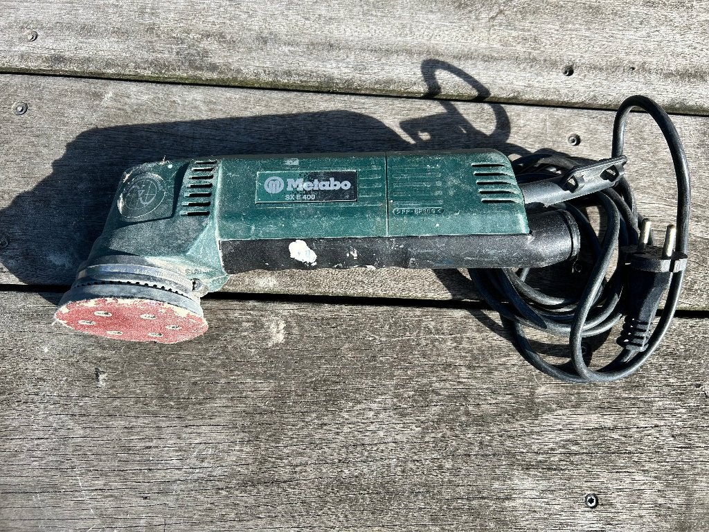 Metabo SX E 400 Excentrische Schuurmachine, Ophalen of Verzenden, Gebruikt, Minder dan 600 watt, Vlakschuurmachine