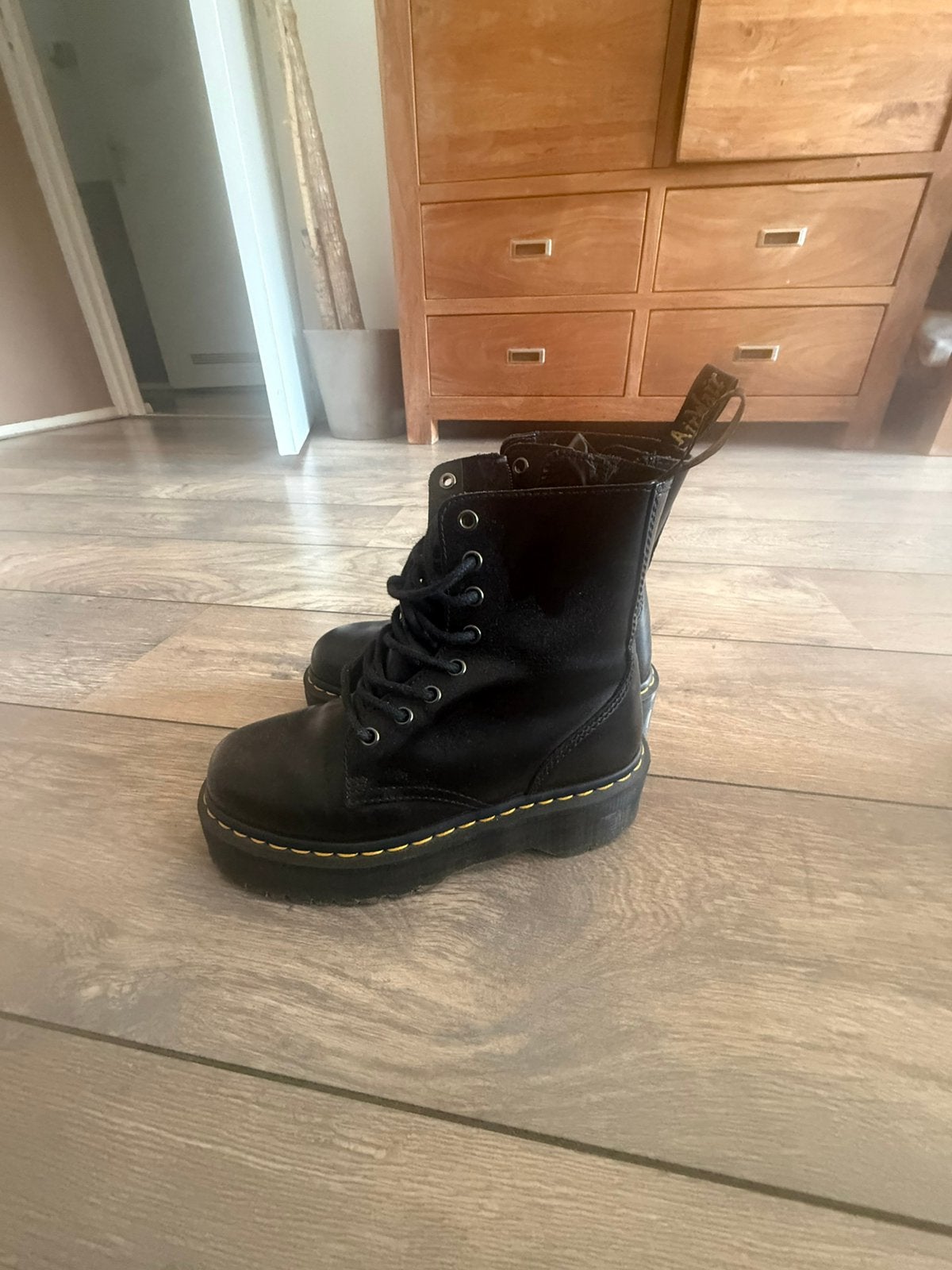 Dr. Marten hoog platform - maat 37, Kleding | Dames, Schoenen, Zwart, Ophalen of Verzenden, Sneakers of Gympen, Zo goed als nieuw