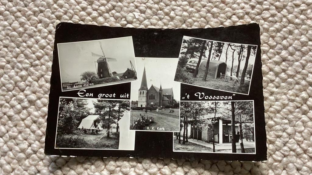 Ansichtkaart Stramproy Bungalowpark Camping ‘t Vosseven 1967, Verzamelen, Ansichtkaarten | Nederland, Ophalen of Verzenden, 1960 tot 1980