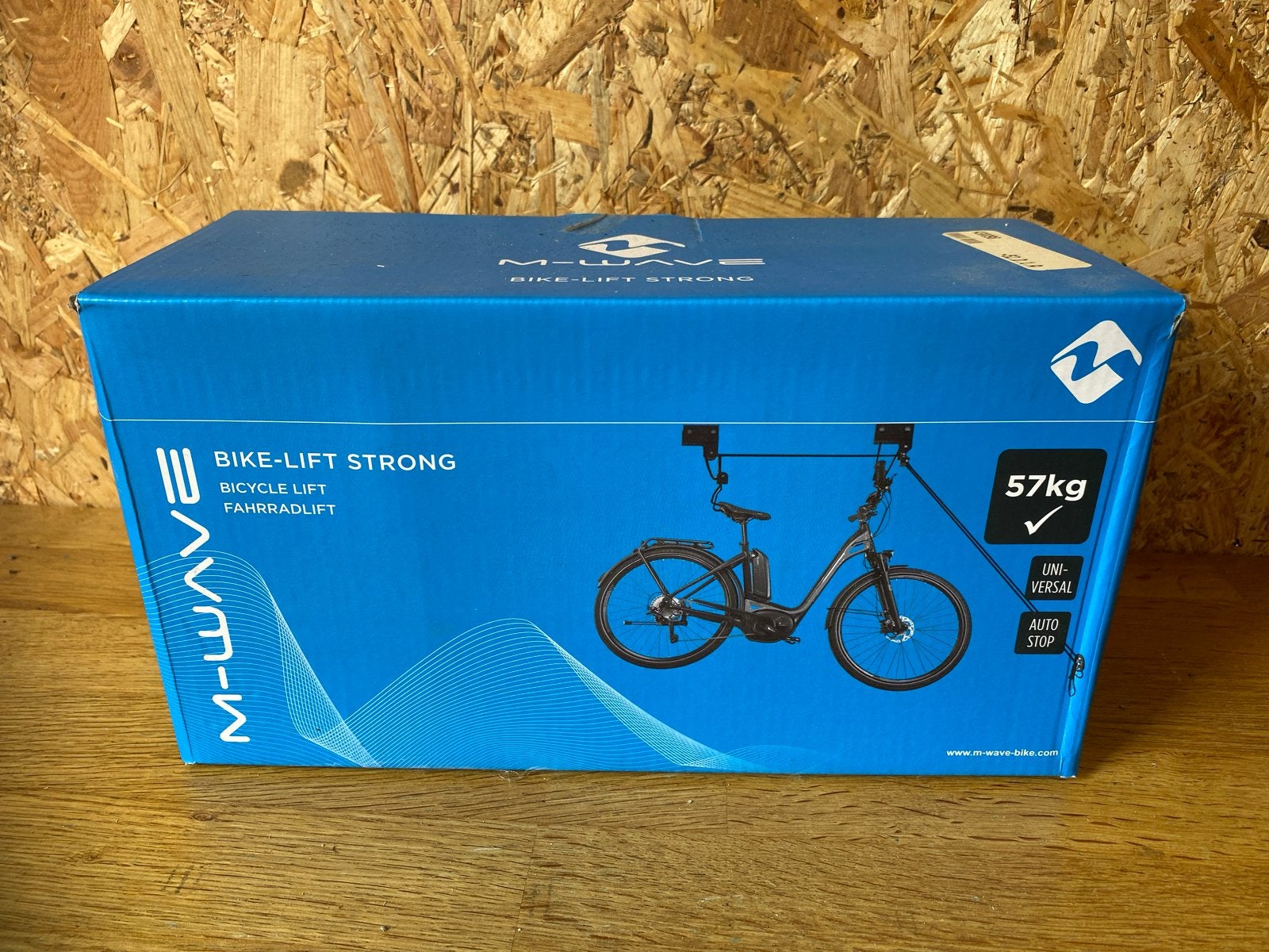 M-Wave Bike-Lift Strong Fietslift - Nieuw in doos - tot 57kg, Ophalen, Nieuw