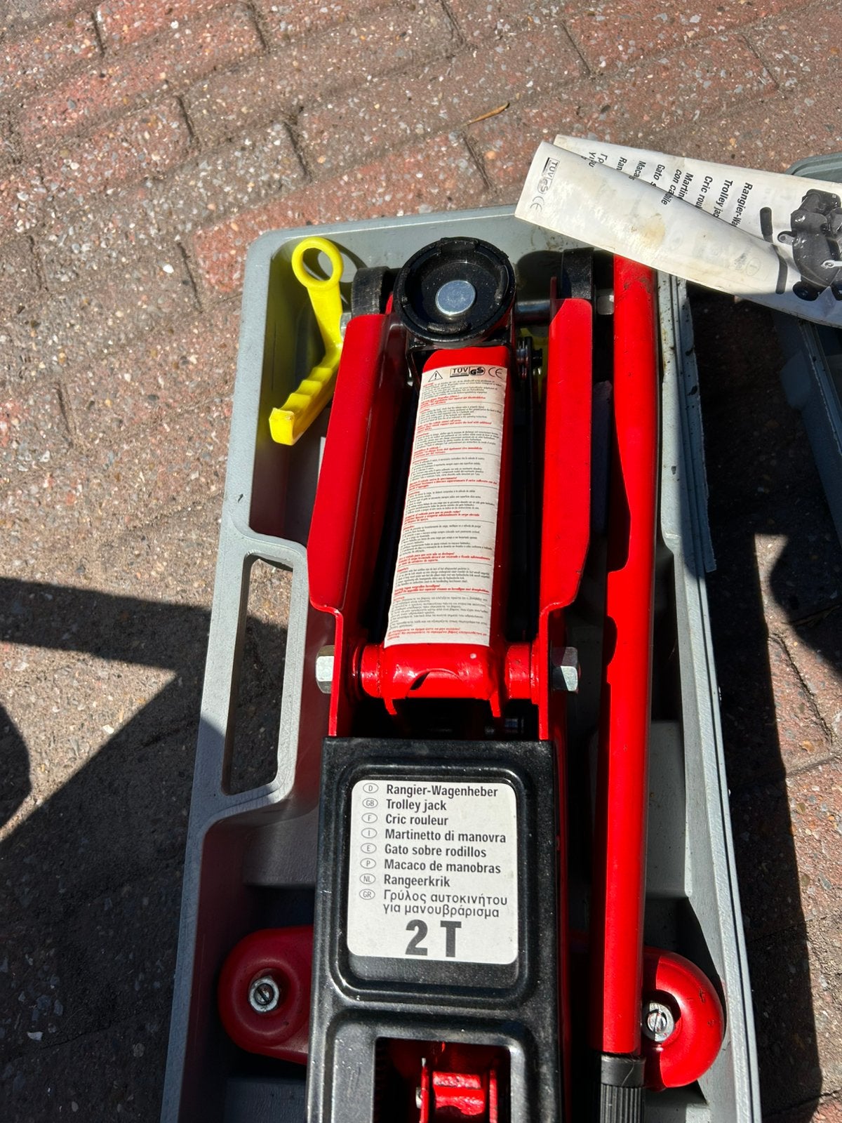 Zware krik, Auto diversen, Ophalen of Verzenden, Zo goed als nieuw, Hydraulisch, Garagekrik