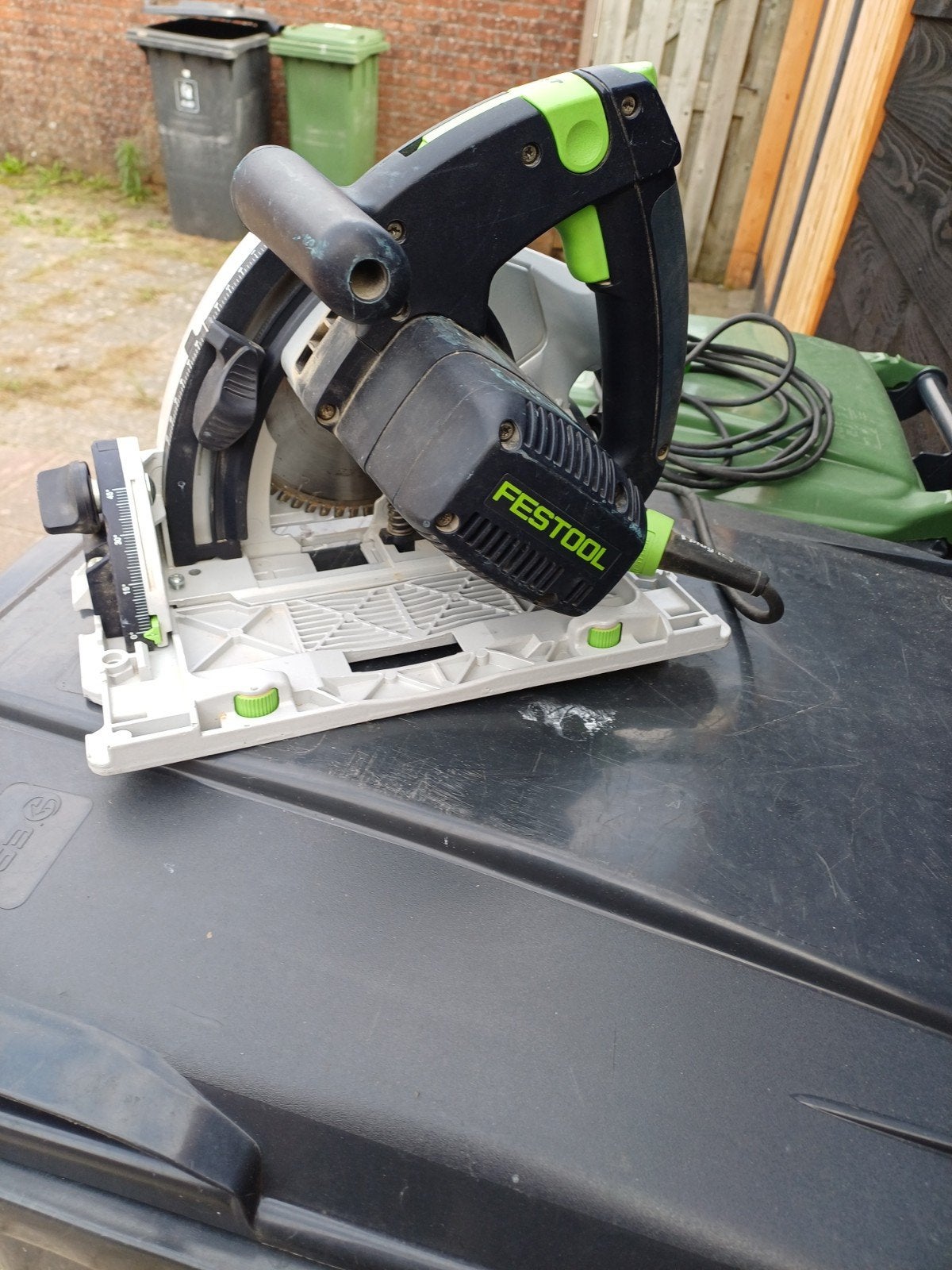 festool invalzaag TS55 met geleiderail s