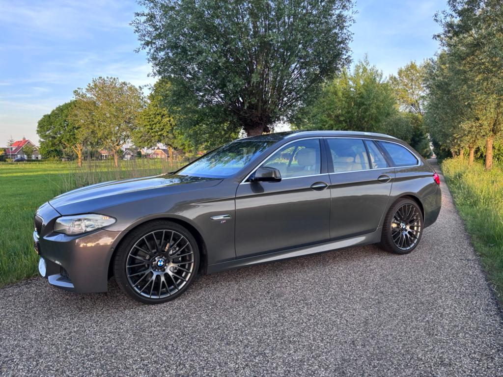 **BMW 535i F11 High Executive Touring M-Sport Individual**, Automaat, Euro 5, Achterwielaandrijving, Beige