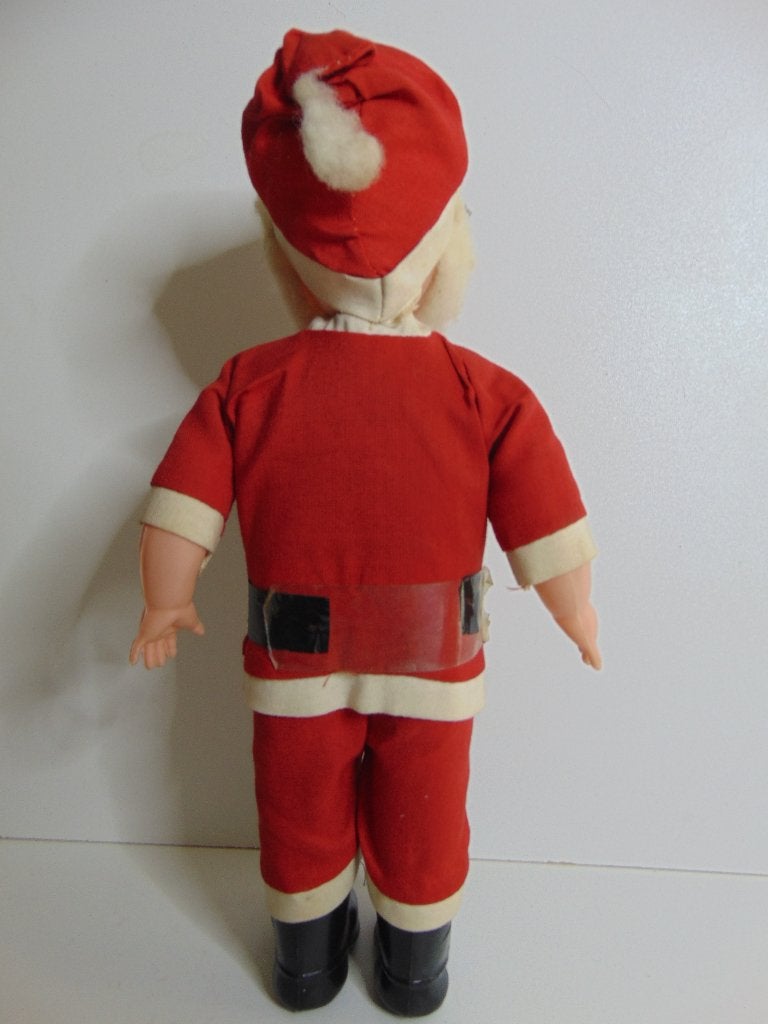 Foto 6 van Oude zacht celluloid Kerst mannetje