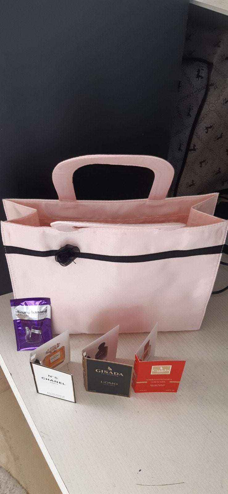 Mooie  toilettas van Lancome en parfum  miniatuurtjes, Ophalen of Verzenden, Nieuw