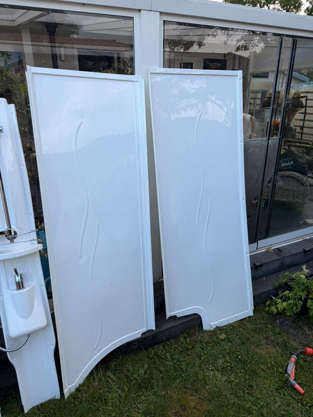 Te koop complete douchecabine voor in Camper, Ophalen, Gebruikt
