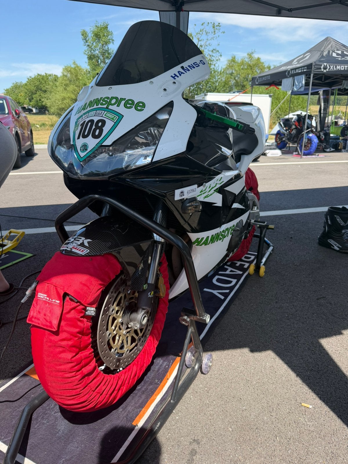Honda cbr 954 fireblade 2002 circuitmotor met kenteken, Ophalen of Verzenden, Gebruikt