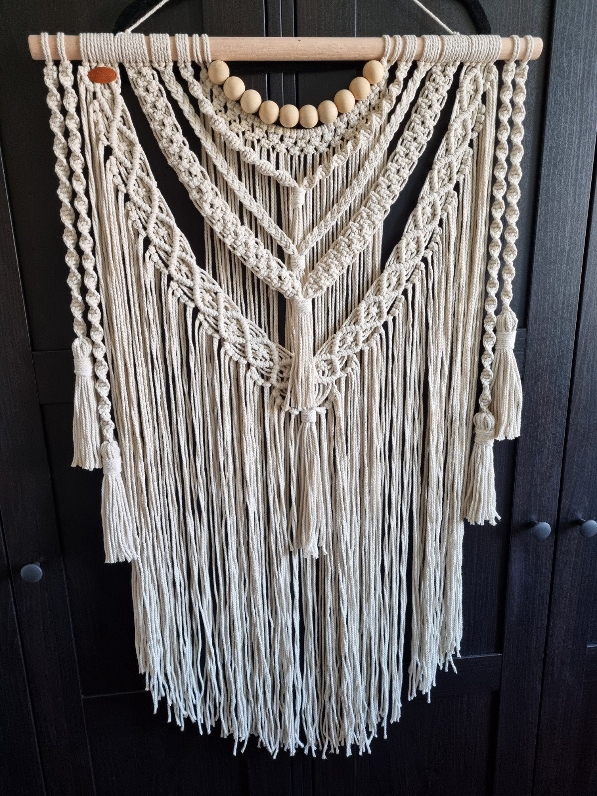 Nieuw macrame wandkleed, Huis en Inrichting, Boho, Ophalen of Verzenden, Nieuw, Wandkleed