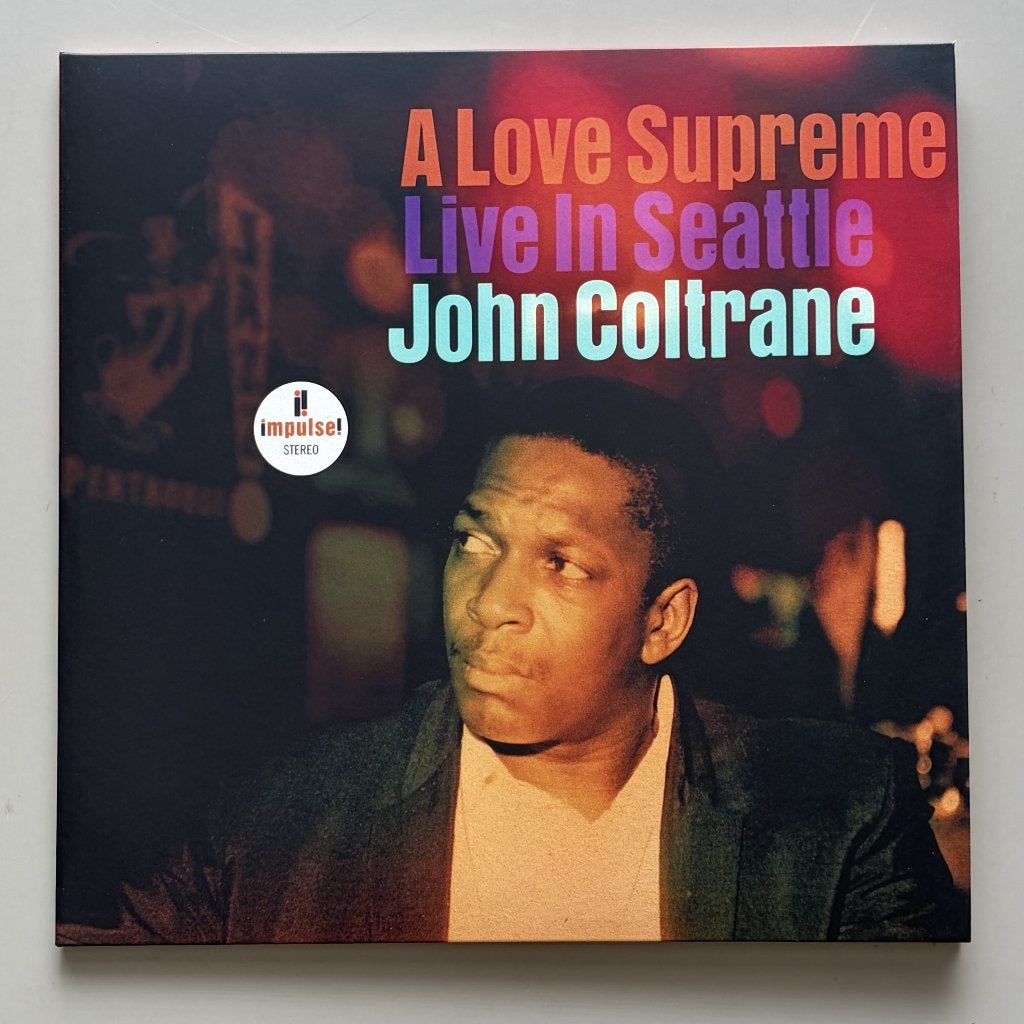 "A Love supreme" Live in Seattle John Coltrane, Ophalen of Verzenden, Zo goed als nieuw, 12 inch, Dubbel-LP