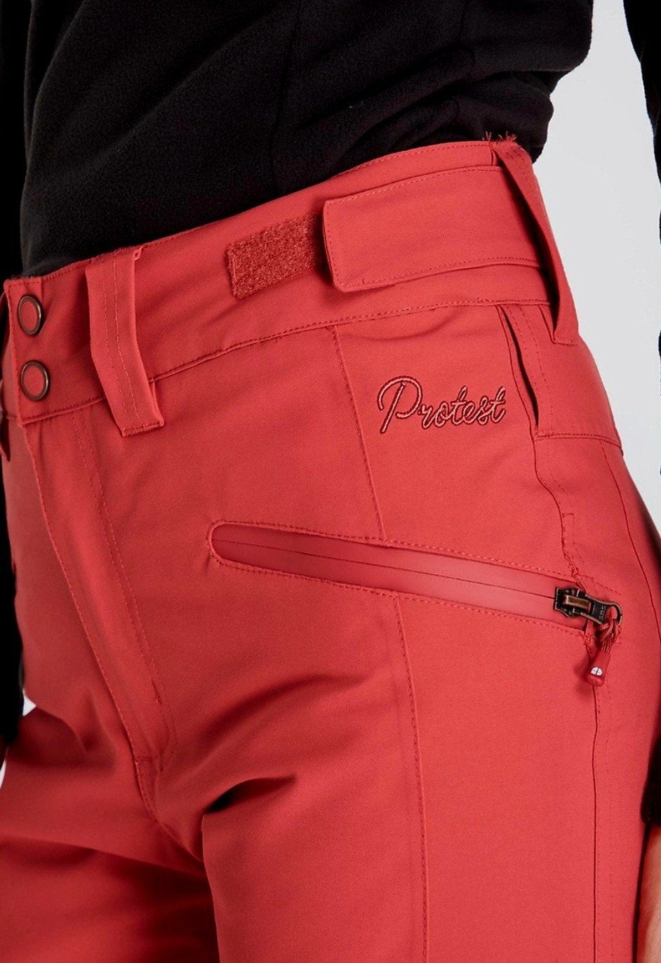 Nieuwe Protest skibroek dames L/40 - Red Alert, Broek, Maat 42/44 (L), Nieuw, Ophalen of Verzenden