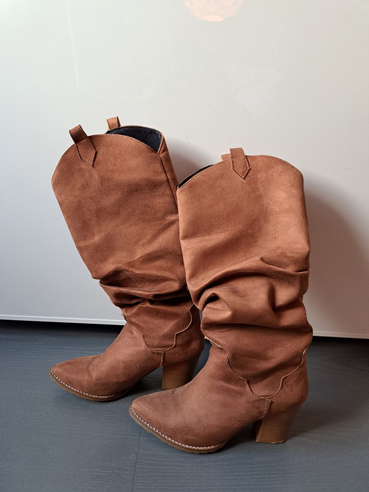 mooie hoge laarzen, Hoge laarzen, Bruin, Ophalen of Verzenden, Zo goed als nieuw
