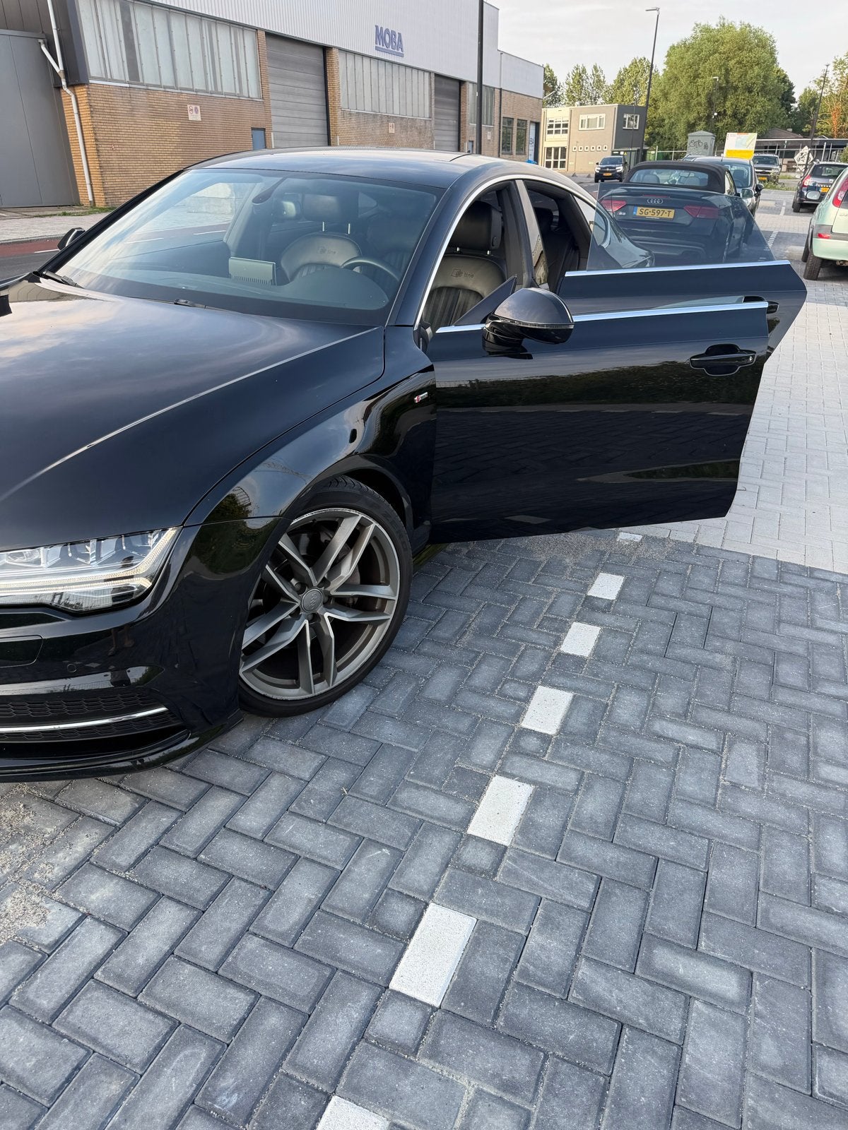Audi A7 2.0 Tfsi 185KW Sportb.s-tron 2015 Zwart, Auto's, Audi, 4 cilinders, 1984 cc, 4 stoelen, Zwart