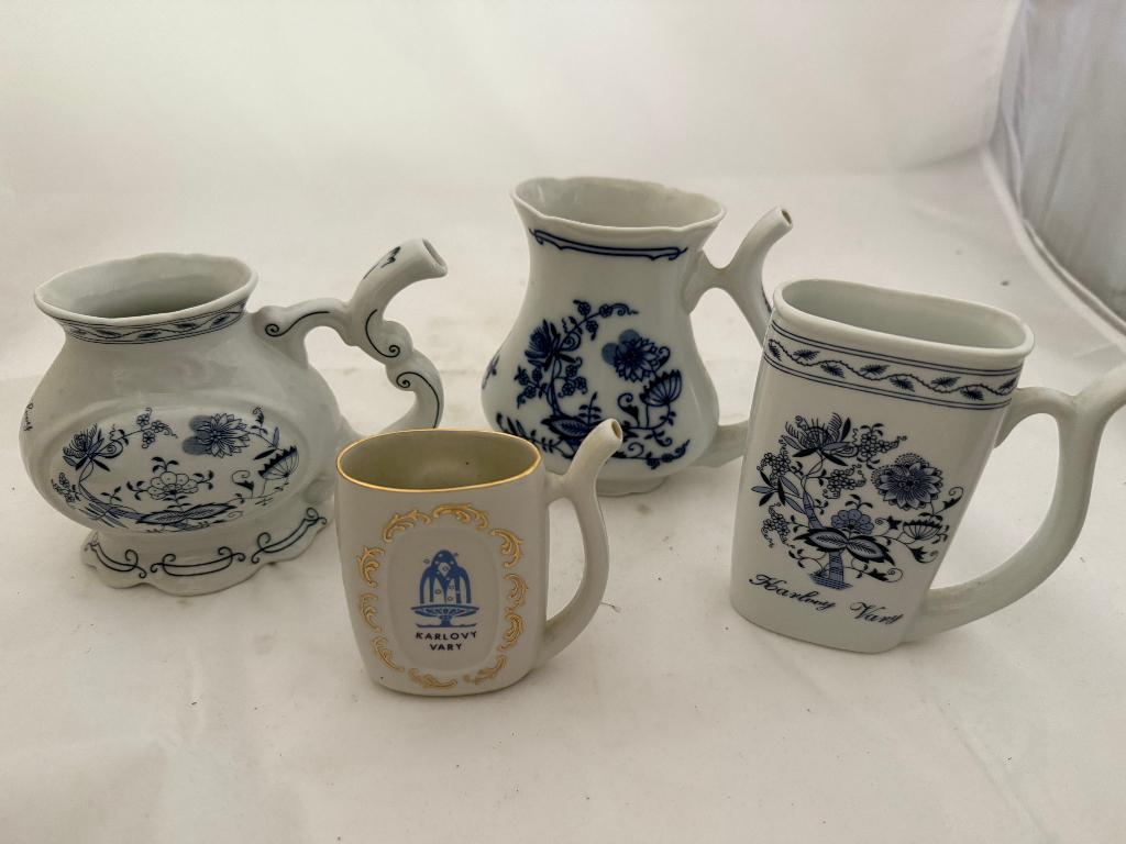Vintage Karlovy Vary porseleinen kuurbekers, Antiek en Kunst, Ophalen of Verzenden