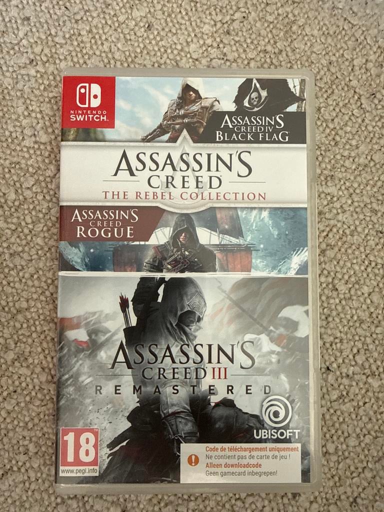 Assassin's Creed: The Rebel Collection + Assassin's Creed II, Vanaf 18 jaar, 1 speler, Nieuw, Ophalen