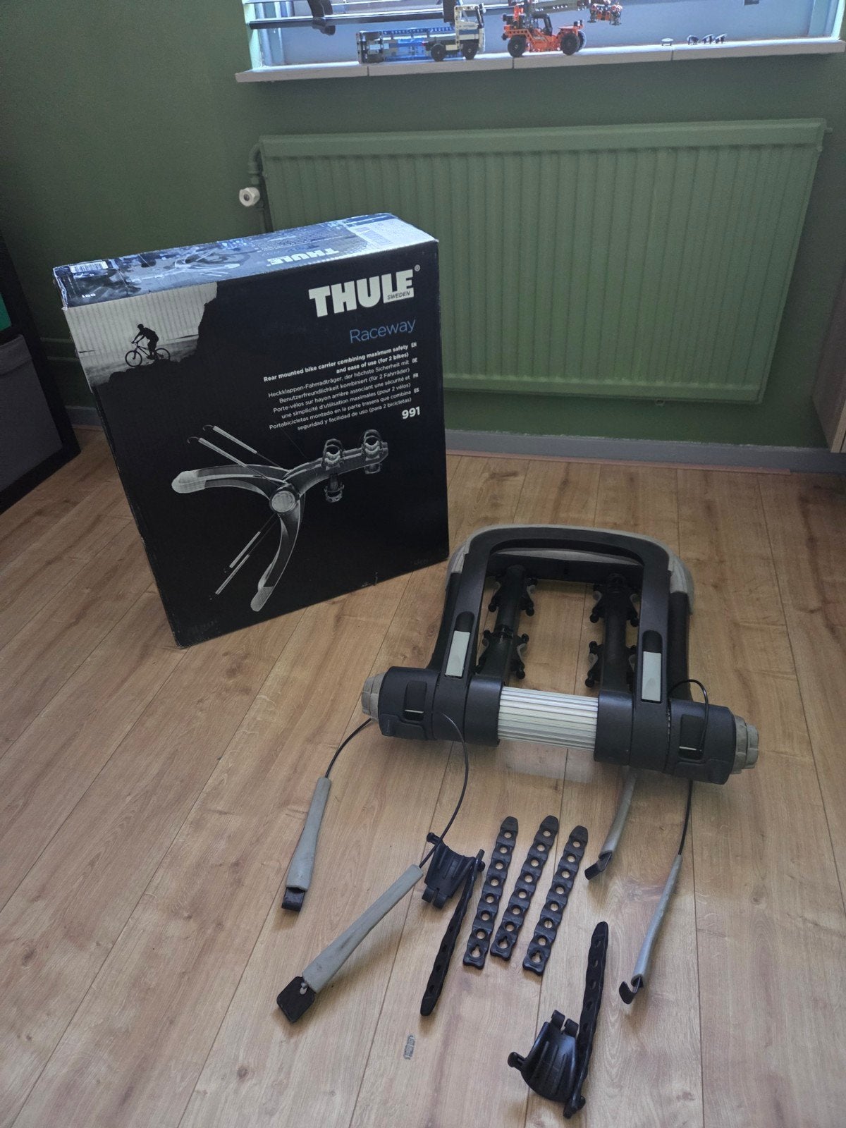 Thule Raceway 991 Achterklepdrager voor 2 fietsen, Ophalen, 2 fietsen, Zo goed als nieuw, Achterklepdrager