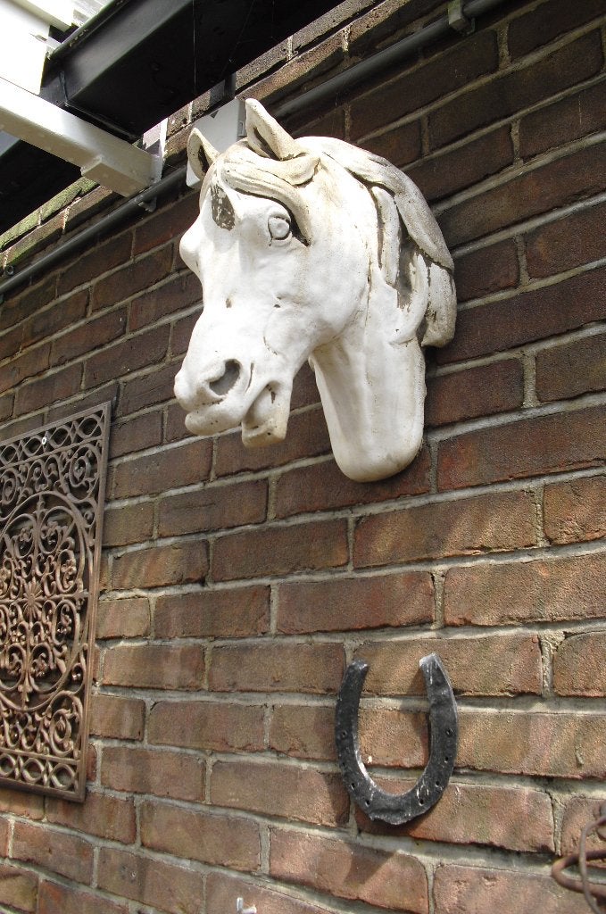 TE KOOP DECORATIEF STENEN  PAARDEN HOOFD, Ophalen, Gebruikt, Steen
