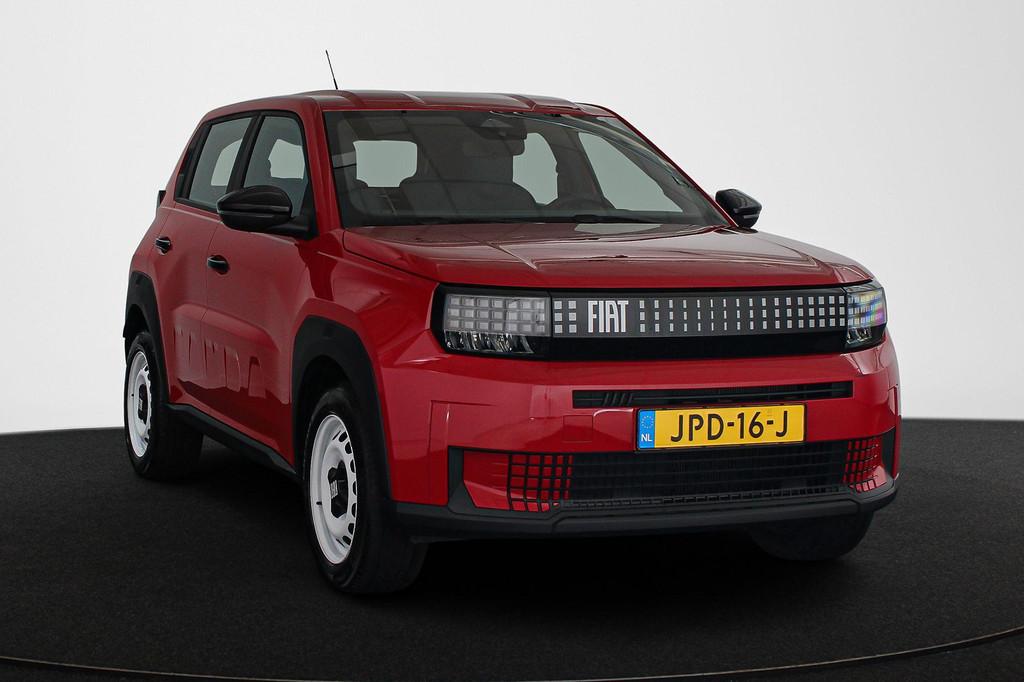 Fiat Grande Panda RED 11kW 44 kWh Apple CarPlay Aircondition, Auto's, Stof, Gebruikt, Panda, Origineel Nederlands