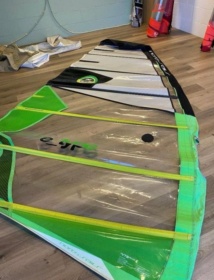 North Sails E- TYPE 7.8 windsurfzeil, Ophalen, Gebruikt, 6.5 m² tot 8 m², North Sails