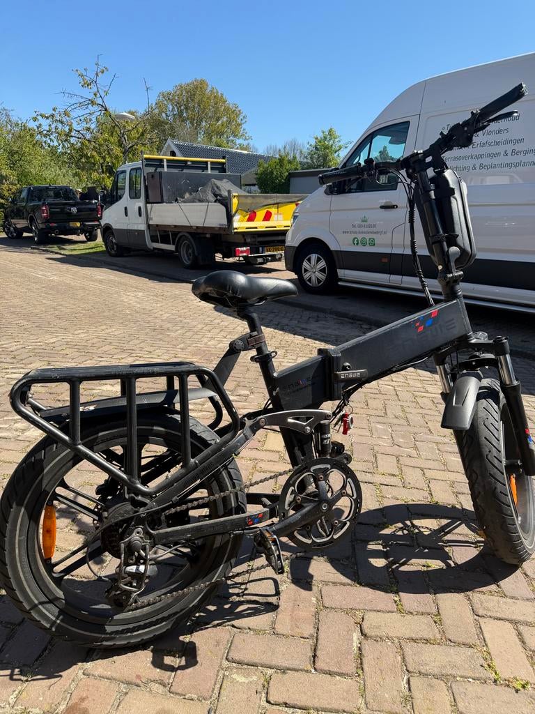 Engwe C20 Pro opvouwbare elektrische fiets, Fietsen en Brommers, Elektrische fietsen, Gebruikt, Minder dan 47 cm, 50 km per accu of meer