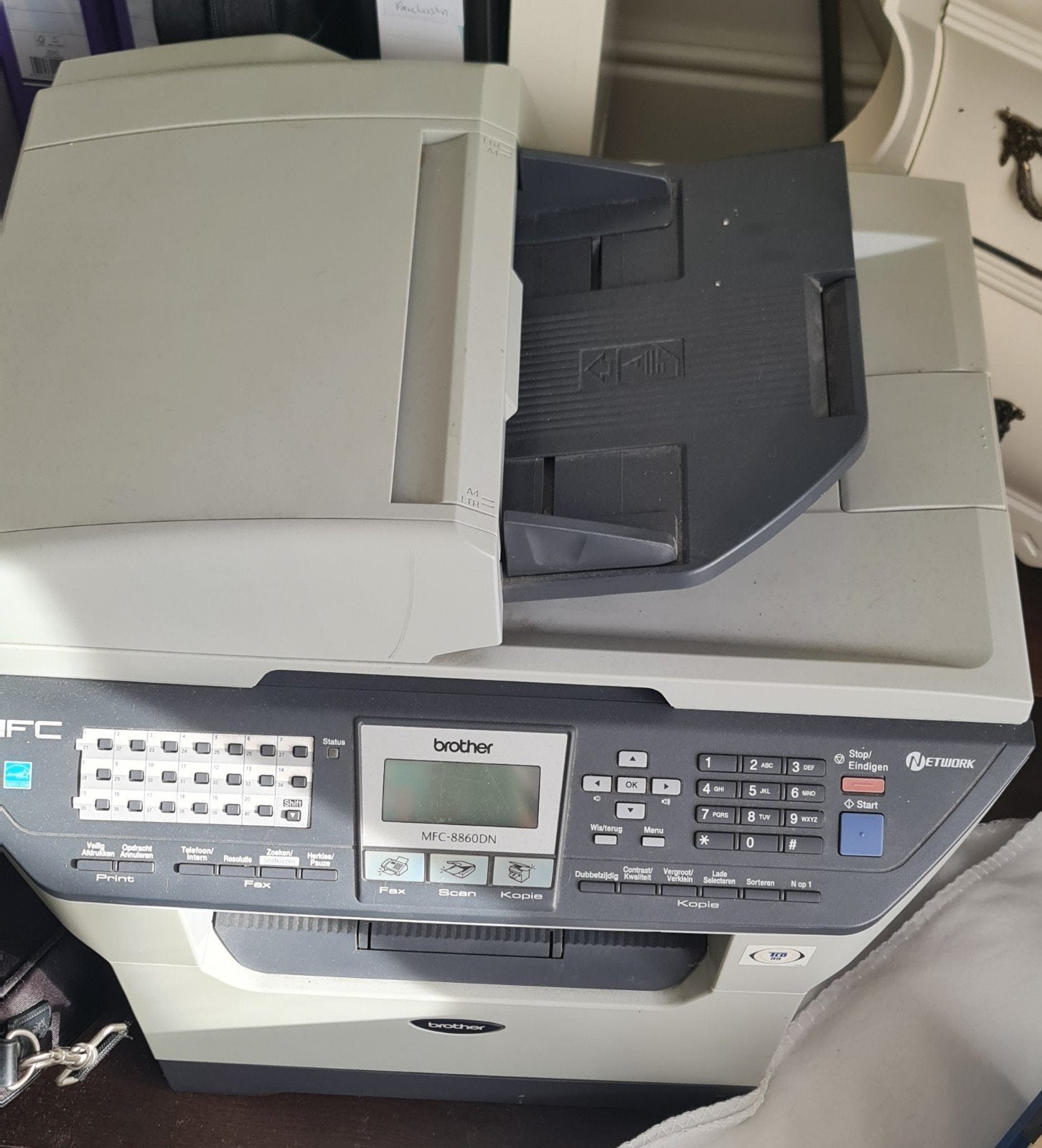 Brother MFC-8860DN All-in-One Laserprinter, Computers en Software, Ophalen, All-in-one, Faxen, Zo goed als nieuw