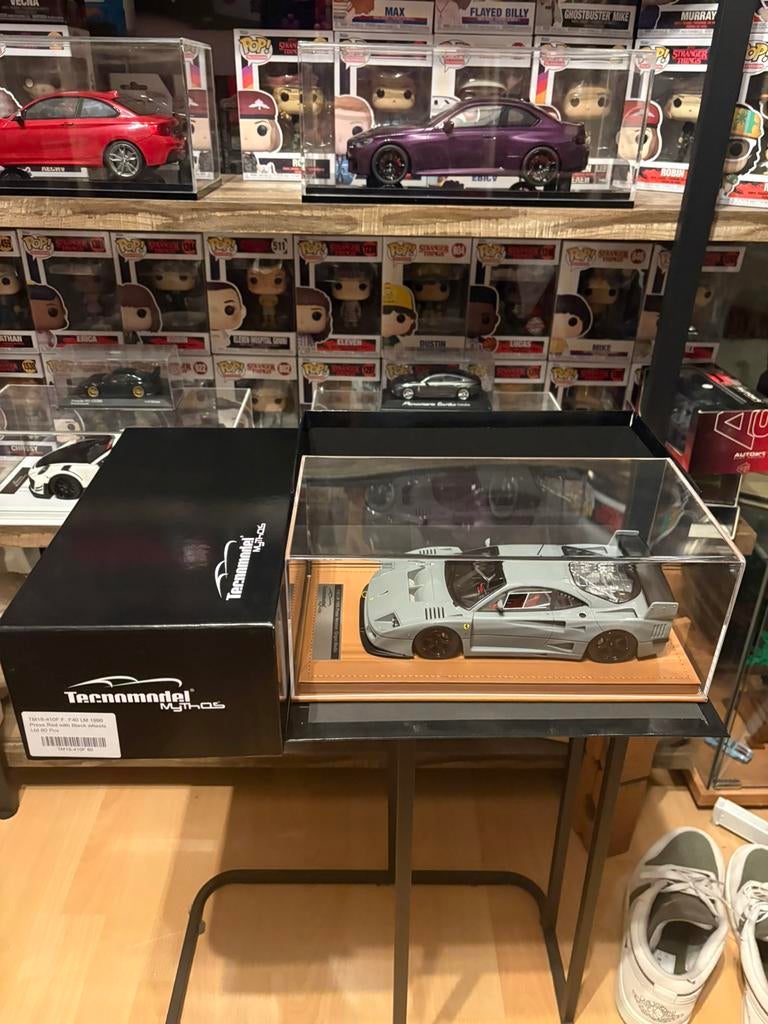 1:18 Tecnomodel Ferrari F40LM, Hobby en Vrije tijd, Modelauto's | 1:18, Ophalen of Verzenden, Zo goed als nieuw