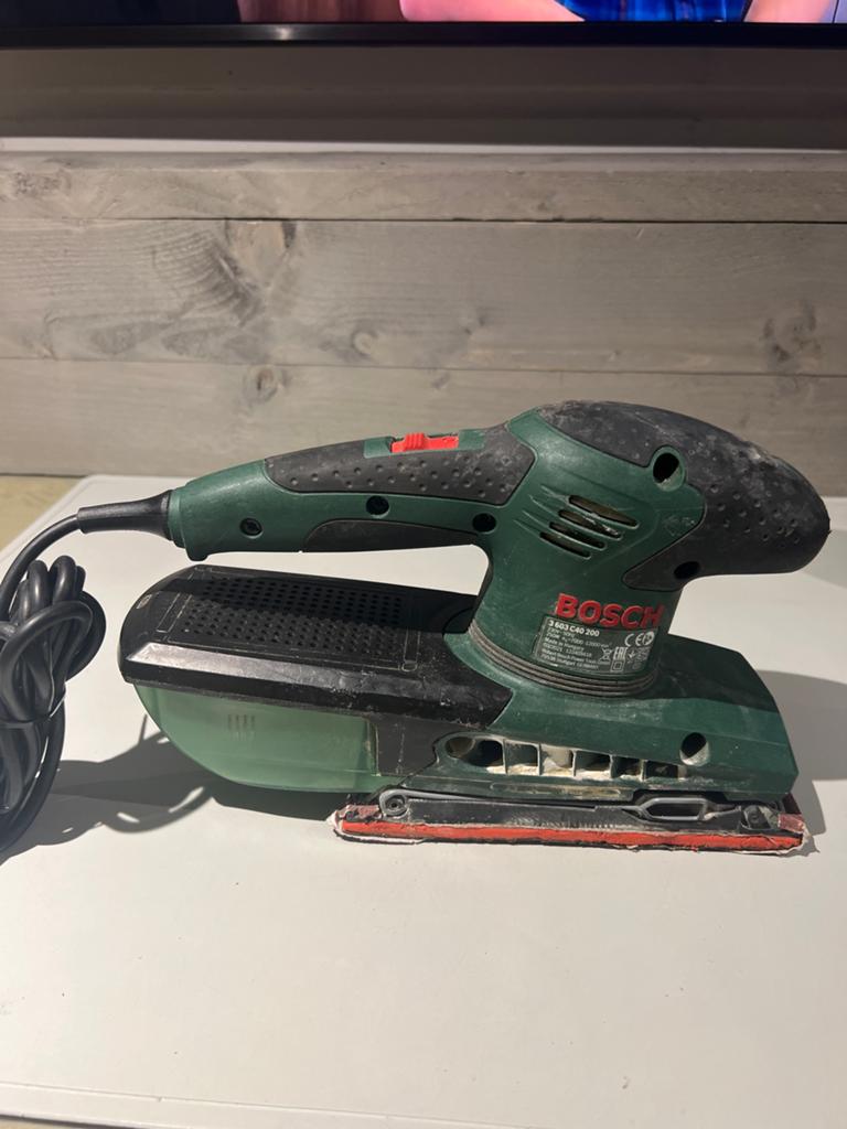 Bosch PSS 250 AE Vlakschuurmachine - Gebruikt, N, Ophalen of Verzenden, N, N