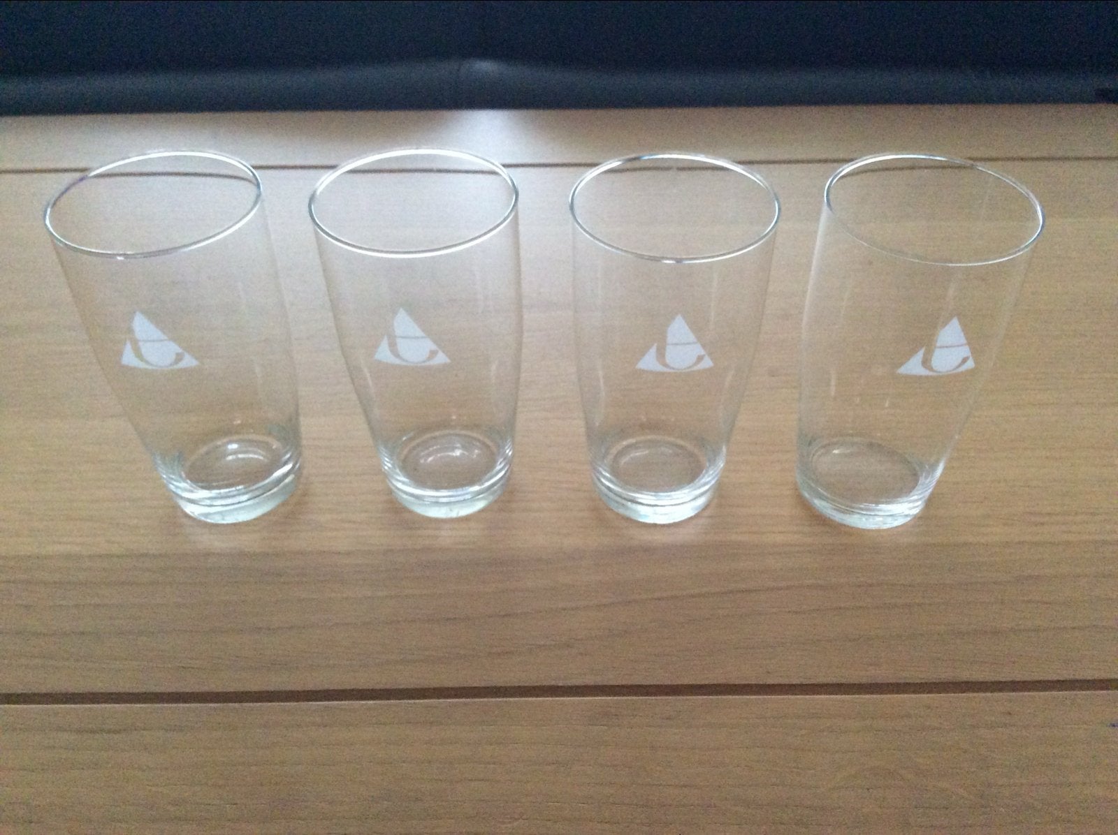 Set van 4 TWEKA glazen, Ophalen of Verzenden, Zo goed als nieuw, Overige merken, Glas