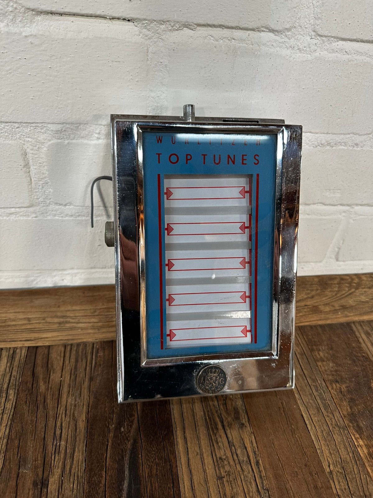 Wurlitzer wallbox, Ophalen of Verzenden, Gebruikt, 1960 tot 1970, Wurlitzer