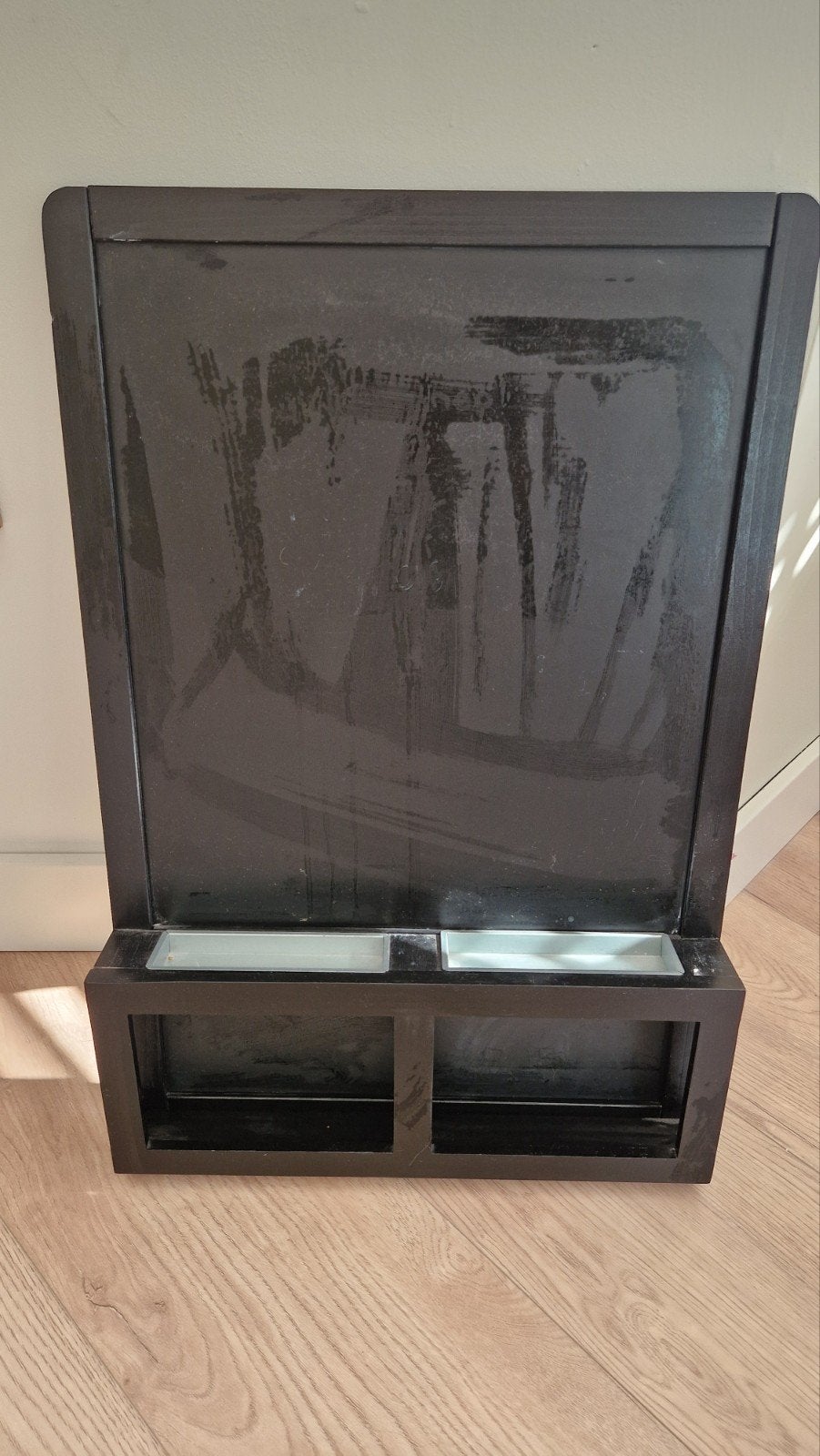Ikea Krijt/Magneetbord Zwart met vakjes, Ophalen, Zo goed als nieuw, Overige typen