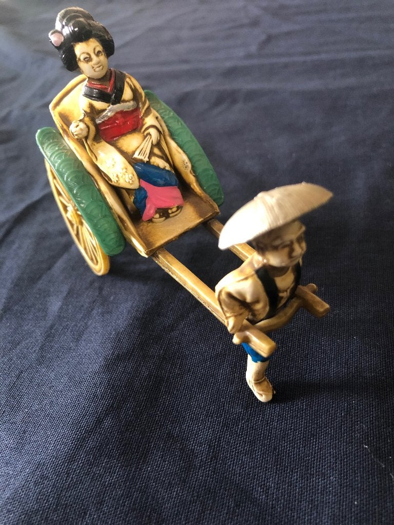 antiek speelgoed= ritsja met loper, Ophalen of Verzenden
