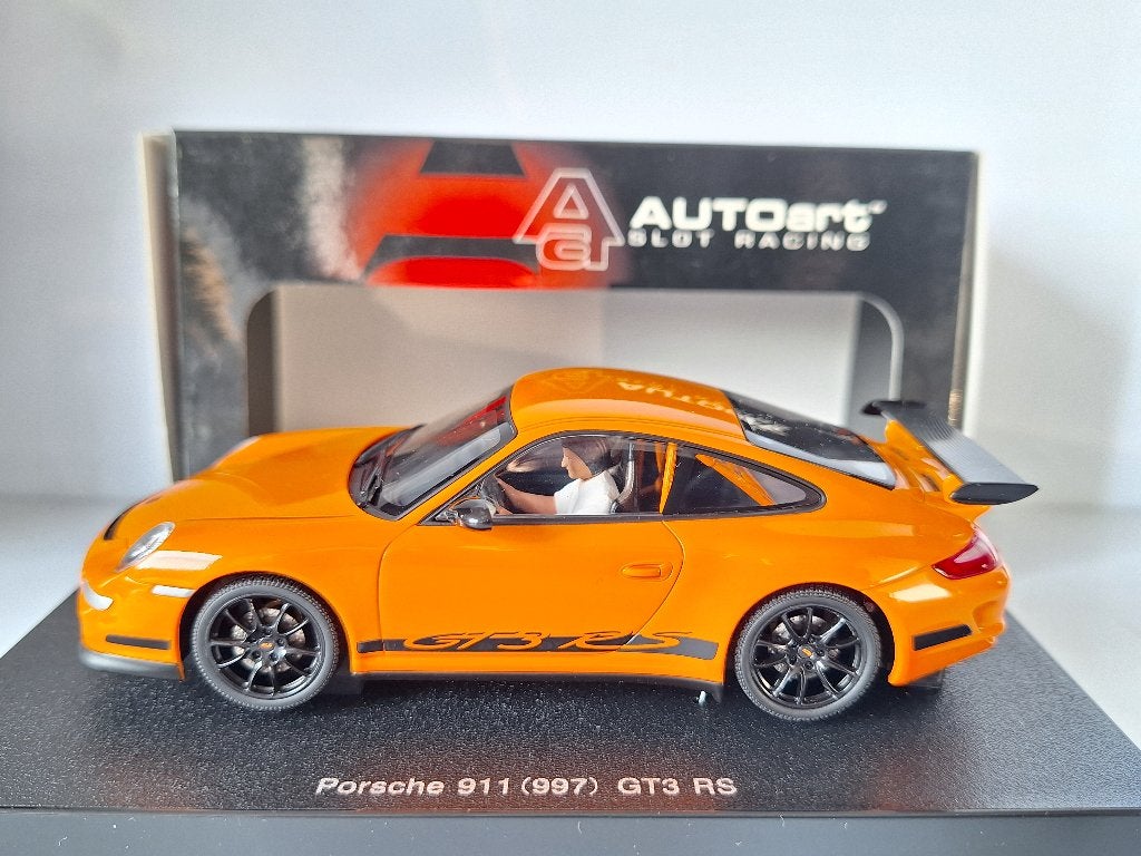 AutoArt Porsche Carrera 911 voor en achter Licht, Overige merken, Racebaan, Autoart, Nieuw