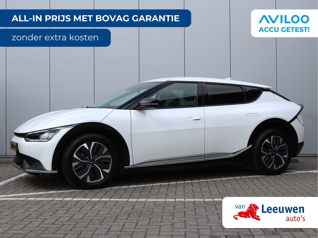 Kia Ev6 Plus 77.4 kWh | SOH 96% | Meridian Audio | Leder | O, Auto's, Kia, Automaat, Gebruikt, Zwart, Wit