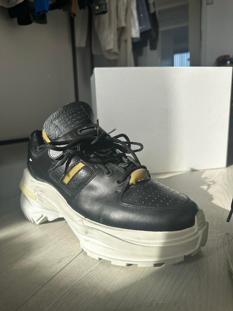 Maison Margiela Retro Sneakers - Nieuw met bon - Maat 44, Ophalen of Verzenden, Nieuw, Zwart, Sneakers of Gympen