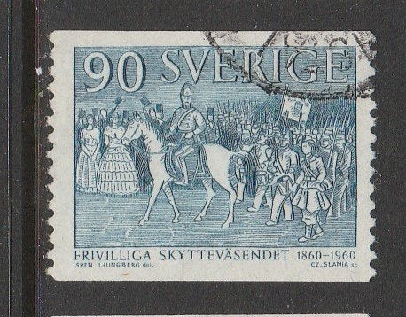 Zweden 1962 -  Vrijwillige Schutters Organisatie, Ophalen, Zweden, Gestempeld