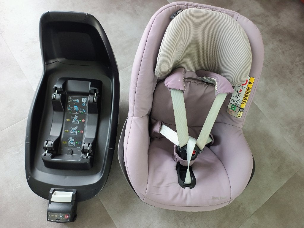 Maxi Cosi 2way Pearl met isofix 2-way fix base, Ophalen, Gebruikt, 0 t/m 18 kg, Afneembare rugleuning